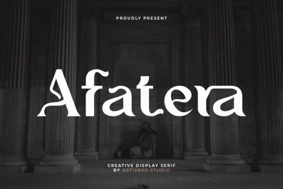 Afatera Typeface: A Modern Serif for Editorial Design