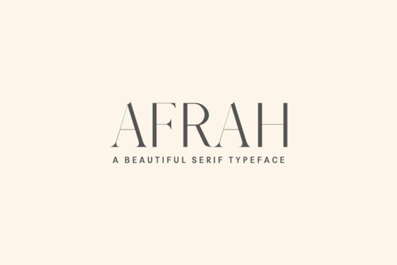 Afrah Family Font: A Versatile Typeface for Digital Design