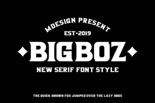 Bigboz: A Bold Serif Typeface for Strong Brand Statements