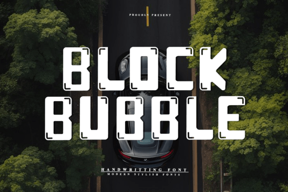 Block Bubble Font: A Bold Display Typeface for Digital Design