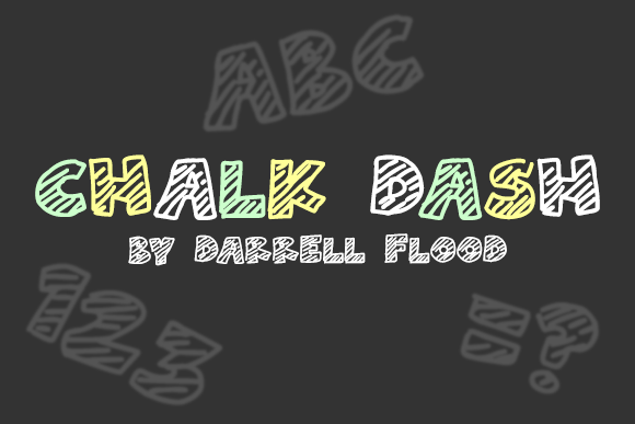 Chalk Dash: A Playful Font for Bold Statements