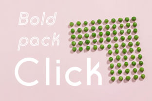 Click Bold Pack: A Stylish Sans Serif Typeface for Craft Projects