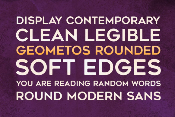 Geometos Rounded: A Bold, Rounded Typeface for Branding Projects