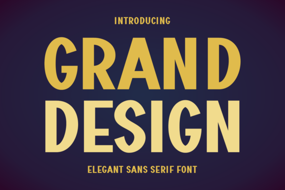 Grand Design: The Font That Elevates My Brand