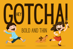 Hey Gotcha: A Playful Typeface for Editorial Design