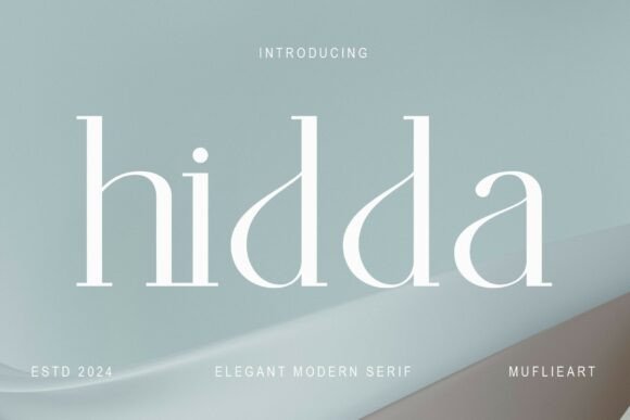 Hidda Font: A Minimalist Typeface for Modern Web Design