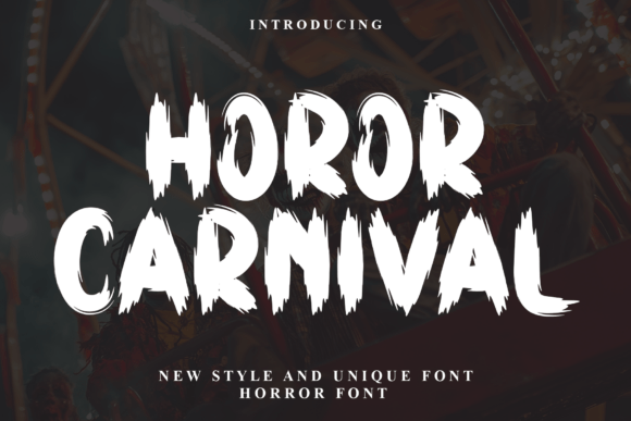 Horor Carnival Font: A Polished Touch for Your Brand