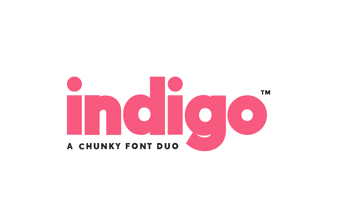 Indigo Font Duo: A Modern Typeface for Makers