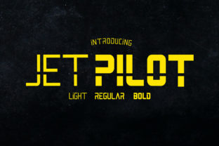 Jet Pilot Font: A Modern Typeface for a Professional Brand