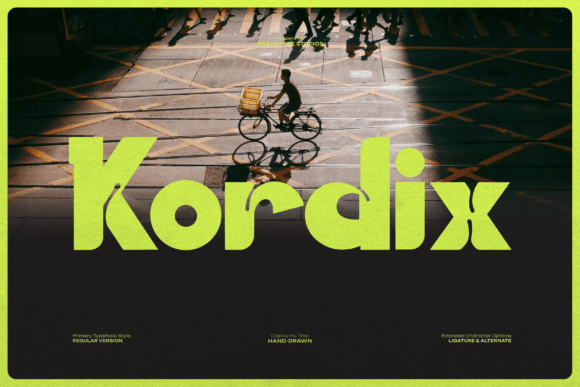 Kordix Typeface: The Bold Choice for Campaign Impact