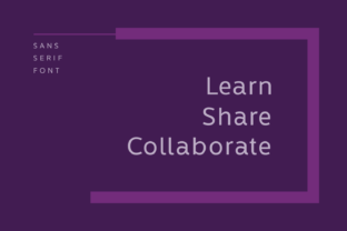 Learn Share Collaborate Font Family: A Modern Typeface for Web Design