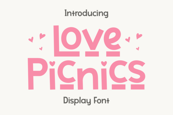 Love Picnics Font: A Playful Display Typeface for Digital Branding