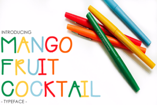 Mango Fruit Cocktail: A Modern Sans Serif Font for Editorial Design