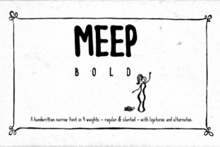 Meep Bold: A Professional Sans Serif Font for Your Brand