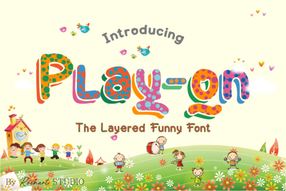Play on: A Bouncy Font for Summer Publishing