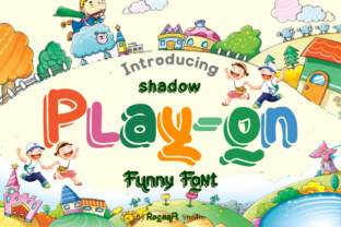Play-on Font: A Bouncy Typeface for Summer Branding