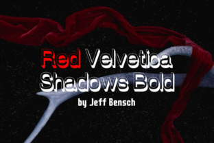 Red Velvetica Shadows Bold: A Typeface for Captivating Content