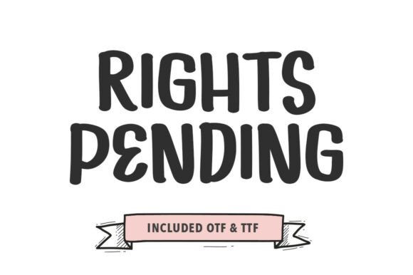Rights Pending: A Handwritten Font That Elevates Your Brand