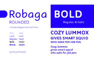 Robaga Rounded Bold: A Versatile Typeface for Creative Makers