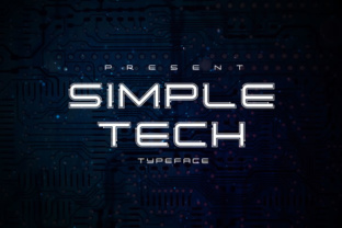 Simple Tech Font: A Modern Typeface for Web Design