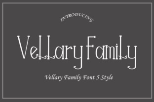 Vellary Family: A Versatile Typeface for Makers and Designers