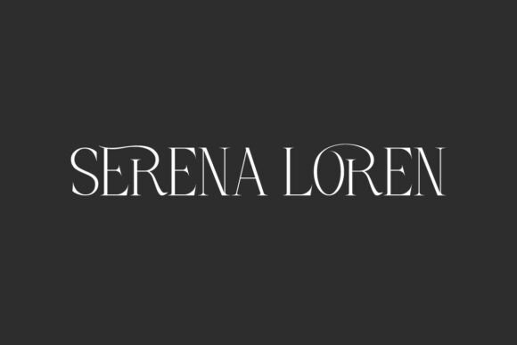 Why Serena Loren Is a Timeless Font for Editorial Design